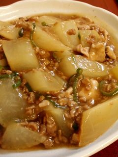 美味♪フライパンで大豆のお肉と大根の煮物-レシピのメイン写真