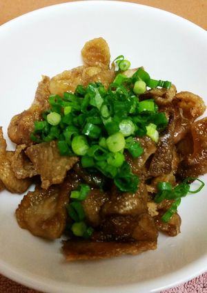 材料3つで☆鶏皮ﾎﾟﾝ酢♡おつまみに!!-レシピのメイン写真