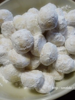 ほろほろ♡さくさくスノーボールクッキー♪-レシピのメイン写真
