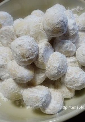 ほろほろ♡さくさくスノーボールクッキー♪-レシピのメイン写真