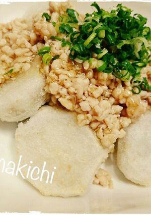 カリッと♪揚げ里芋のそぼろあん-レシピのメイン写真