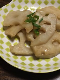 レンコンにんにく炒め-レシピのメイン写真