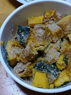 簡単☆かぼちゃのごま和え-レシピのメイン写真