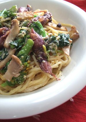 菜花とホタルイカの春パスタ♪-レシピのメイン写真