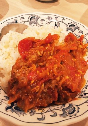 すき焼きの残りで!絶品簡単トマトカレー!-レシピのメイン写真