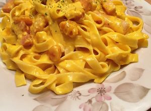 かぼちゃクリームのタリアテッレ・パスタ-レシピのメイン写真