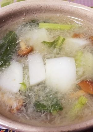 風邪に効く☆かぶとなめこのみぞれ汁-レシピのメイン写真