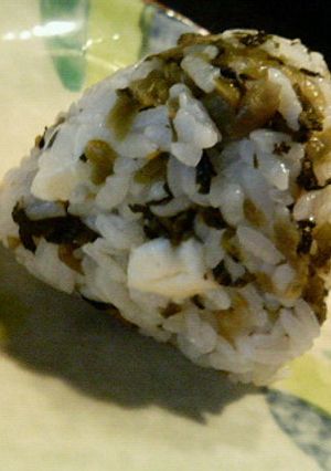 高菜★☆チーズおにぎり-レシピのメイン写真