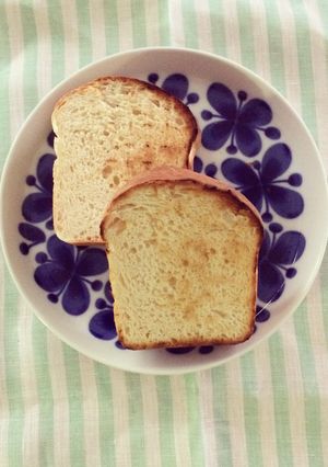 パウンド型で作る*捏ねないミルク食パン*-レシピのメイン写真