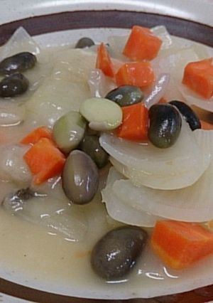 枝豆・玉ねぎ・人参のクリーム煮-レシピのメイン写真