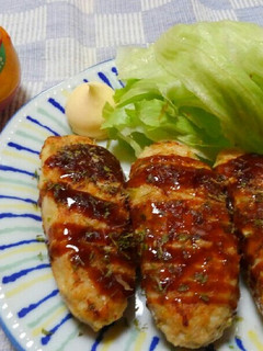 キャベツたっぷり★お好み焼き風つくね★-レシピのメイン写真