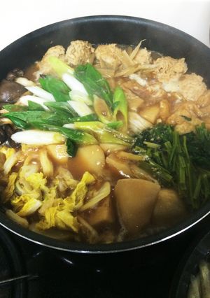 つくねの味噌仕立て鍋-レシピのメイン写真