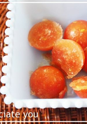 塩トマトの冷凍保存-レシピのメイン写真