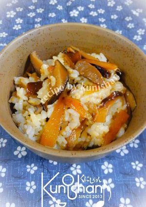 牛蒡と椎茸の混ぜご飯♪-レシピのメイン写真