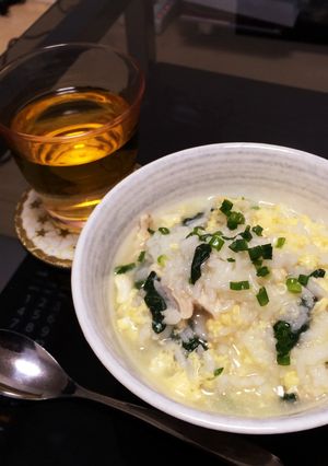 【簡単！】中華風 鶏雑炊-レシピのメイン写真