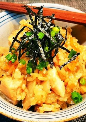 焼肉のタレでおこわ風鶏ごぼう炊き込みご飯-レシピのメイン写真
