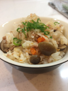 挽肉で☆コク旨簡単炊き込みご飯!-レシピのメイン写真