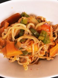 お手軽♪酢豚風野菜炒め-レシピのメイン写真