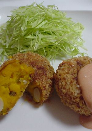 かぼちゃと大豆のコロッケ-レシピのメイン写真