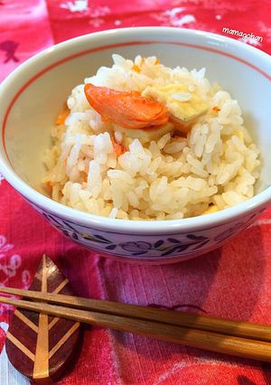 鮭と高野豆腐の炊き込みご飯-レシピのメイン写真