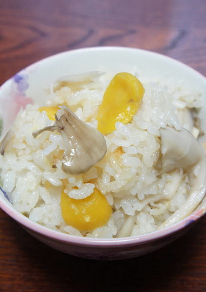 秋には、栗と舞茸の炊き込みご飯-レシピのメイン写真