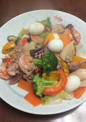 創味シャンタンDXで★カラフル八宝菜★-レシピのメイン写真