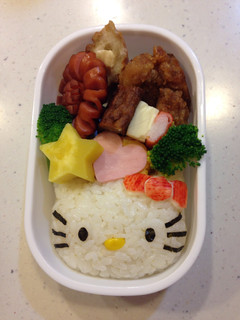 キティちゃんのキャラ弁-レシピのメイン写真