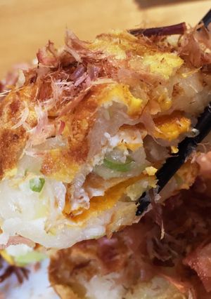 絶品！！モチモチねぎ焼き。手軽＆美味しい-レシピのメイン写真