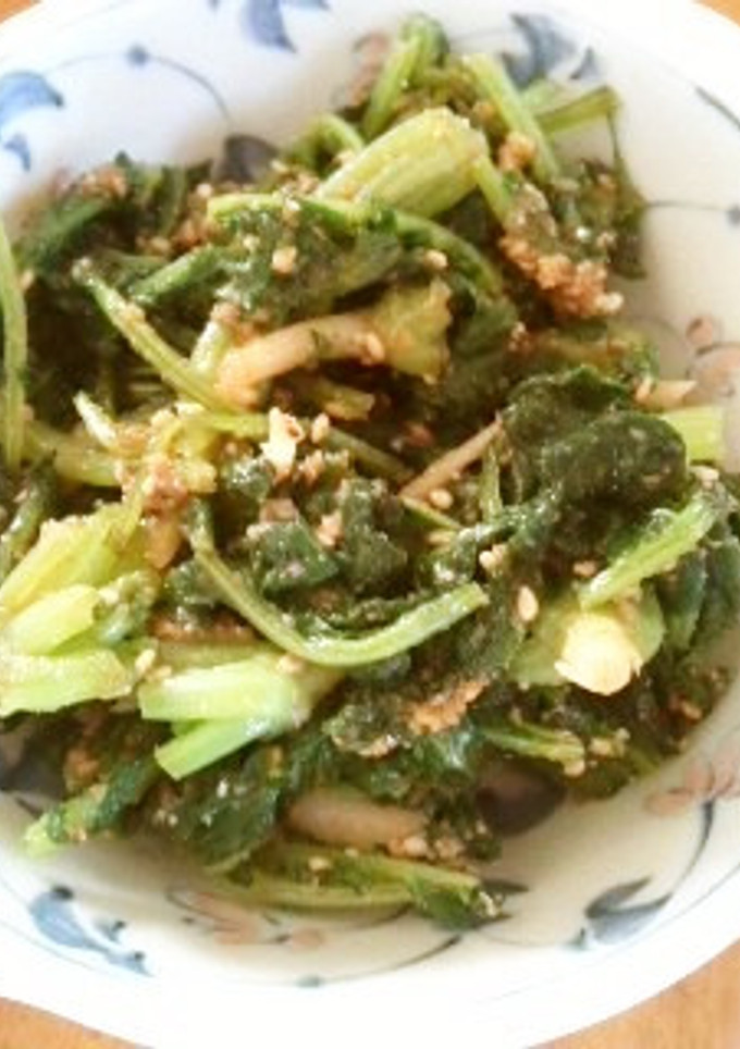 大根の抜き菜のごま和え-レシピのメイン写真