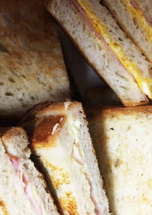 簡単 美味しい！フライパンでホットサンド-レシピのメイン写真
