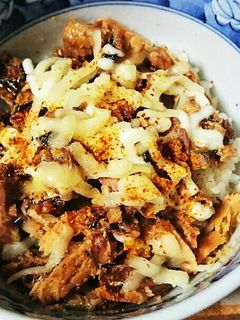 一人ランチに♡簡単サンマ缶チーズマヨ丼-レシピのメイン写真
