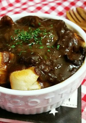 ココットカマンdeパンハヤシ-レシピのメイン写真