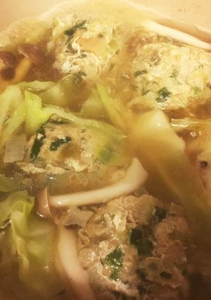 餃子の具材リメイク★ほっこりスープ-レシピのメイン写真
