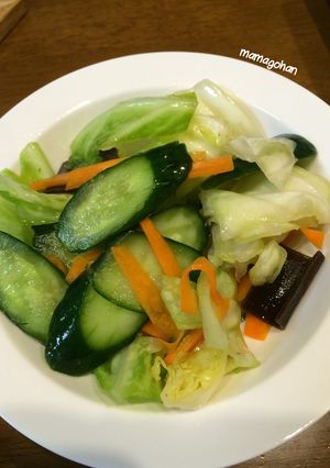 キャベツときゅうりの浅漬け-レシピのメイン写真
