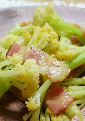 カリフローレのカレー風味炒め-レシピのメイン写真