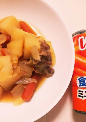 干しエビ、昆布つゆで サイコー！肉じゃが-レシピのメイン写真