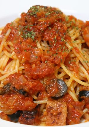 ローマの定番パスタ、アマトリチャーナ！-レシピのメイン写真