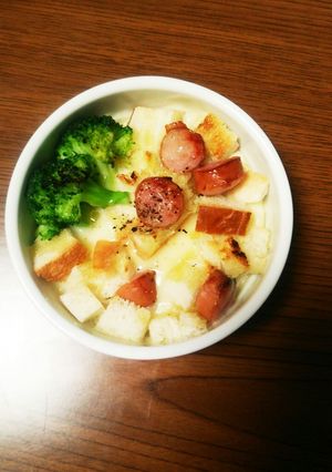 ﾁｰｽﾞﾌｫﾝﾃﾞｭ!?ｺｺｯﾄｶﾏﾝ♪-レシピのメイン写真