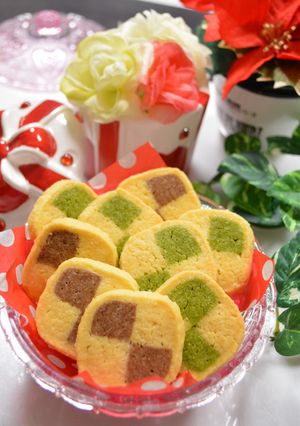 アイスボックスクッキー♡市松模様を簡単に-レシピのメイン写真