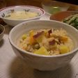 発芽米とさつまいもで秋の炊き込みご飯