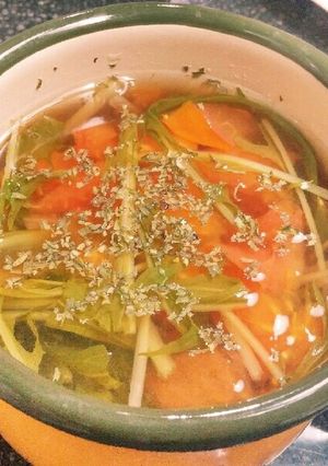 簡単*トマトコンソメスープ-レシピのメイン写真