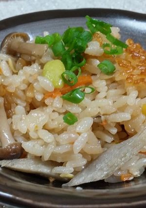 ほっこり炊き込みご飯♪-レシピのメイン写真