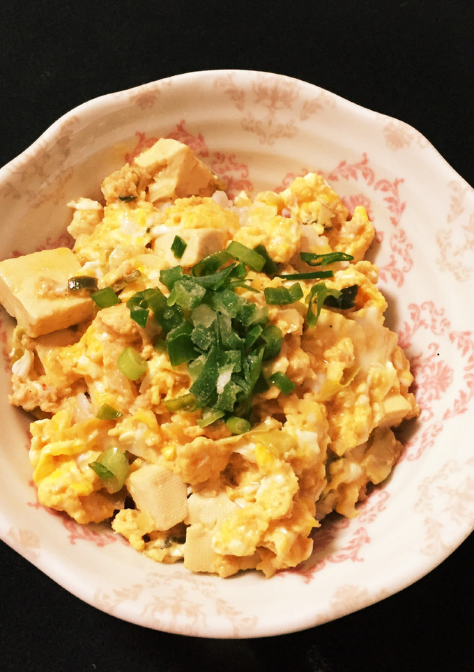 大豆のお肉で簡単 卵豆腐炒め♪-レシピのメイン写真