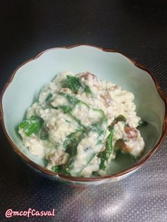 簡単美味♪オクラと梅肉の白和え♪-レシピのメイン写真