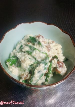 簡単美味♪オクラと梅肉の白和え♪-レシピのメイン写真