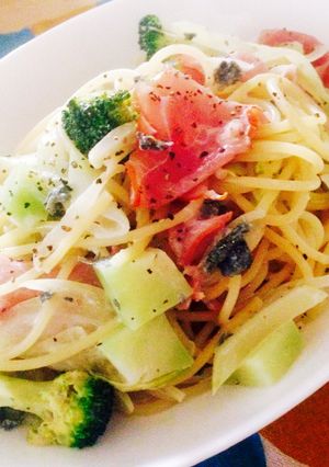 残り物で☆生ハムとブルーチーズのパスタ-レシピのメイン写真