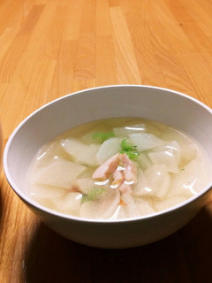 大根とベーコンの白だしあっさりスープ-レシピのメイン写真