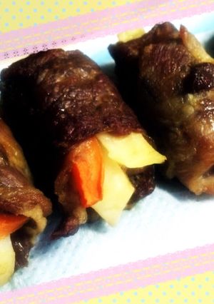 ♡トースターで簡単！野菜の肉巻き♡-レシピのメイン写真