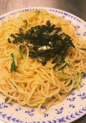 お手軽簡単！梅昆布茶パスタ-レシピのメイン写真
