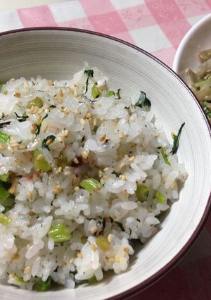 大根の葉と梅で、さっぱり菜飯-レシピのメイン写真